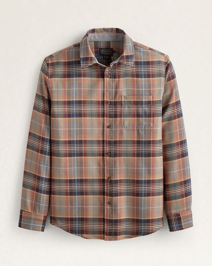 MEN'S PLAID MERINO LODGE SHIRT